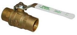 1 in. Brass Full Port Sweat 600# Ball Valve