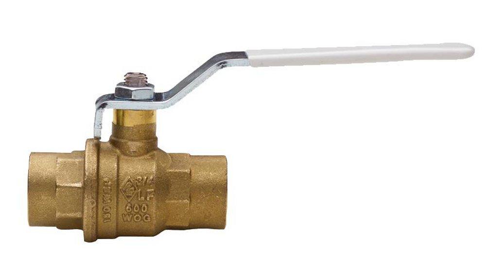FNW&reg; Full Port 600 WOG Forged Brass Ball Valve with Sweat Ends 