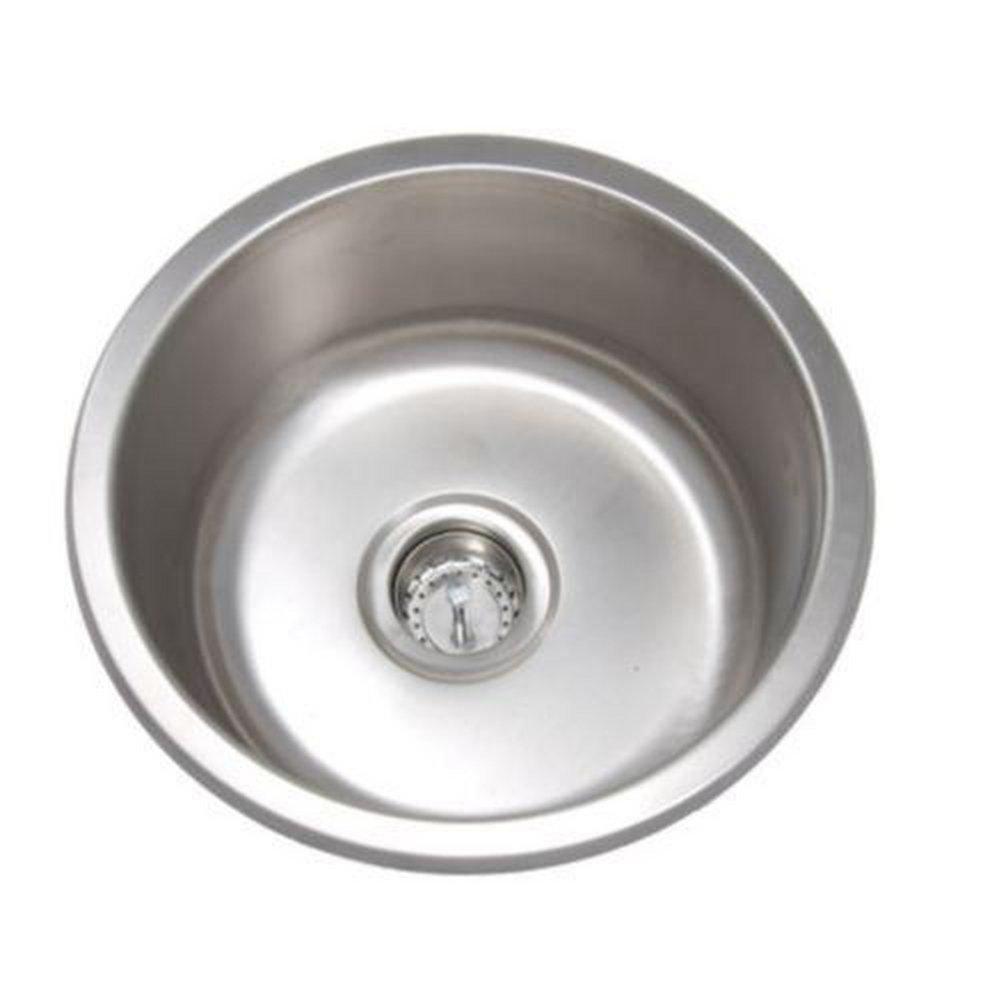PROFLO&reg; Stainless Steel 18-3/8 Round Undercounter Stainless Steel Sink 