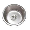 PROFLO&reg; Stainless Steel 18-3/8 Round Undercounter Stainless Steel Sink 