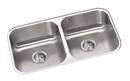 31-1/4 x 18-1/4 in. Stainless Steel Double Bowl Undermount Kitchen Sink with Sound Dampening