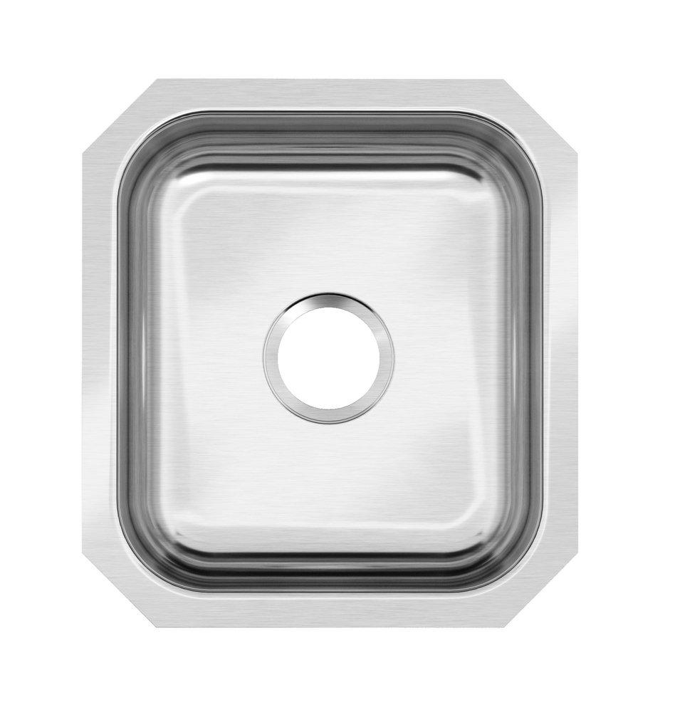 PROFLO&reg; Stainless Steel 17-13/16 x 15-15/16 in. Stainless Steel Single Bowl Undermount Kitchen Sink 