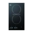 Summit Appliance Black 2-Burner Ceramic Glass Cooktop 