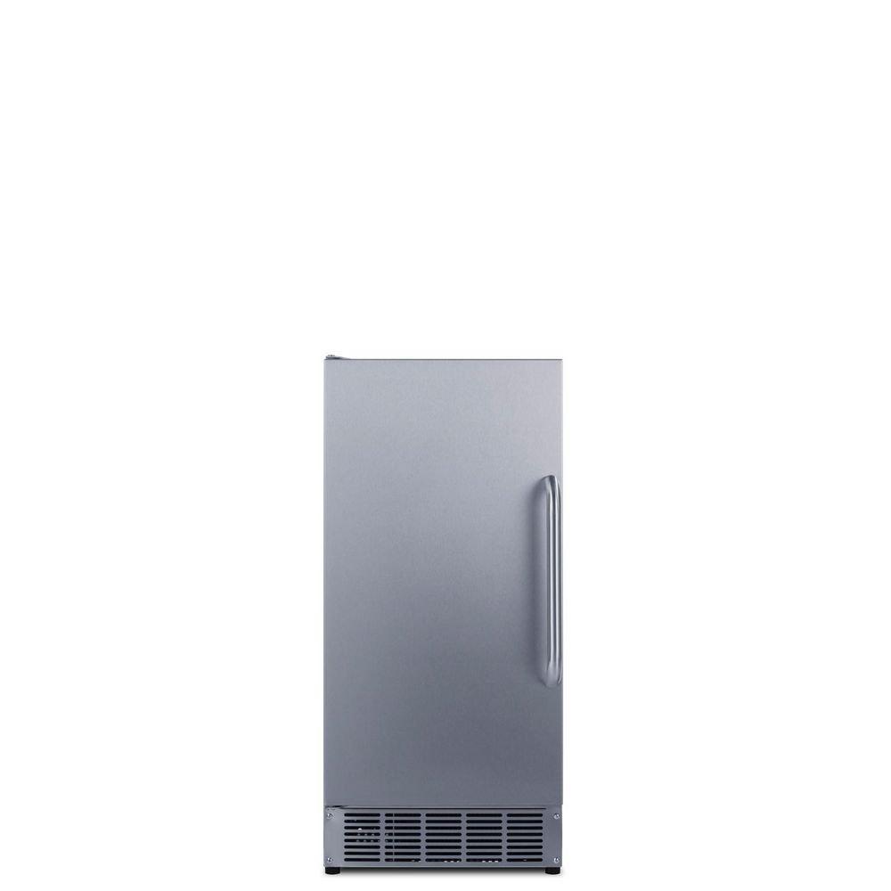 Summit Appliance Stainless Steel 32-19/50 in. 25 lb Ice Maker 