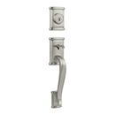 Kwikset Satin Nickel Handleset with Single Deadbolt 