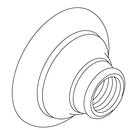 KOHLER Polished Chrome Shower Arm 