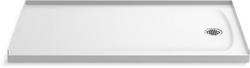 60 in. x 32 in. Shower Base with Right Drain in White