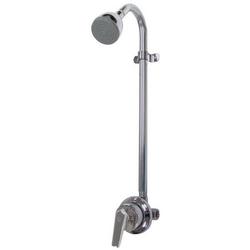 One Handle Single Function Shower Faucet in Rough Chrome