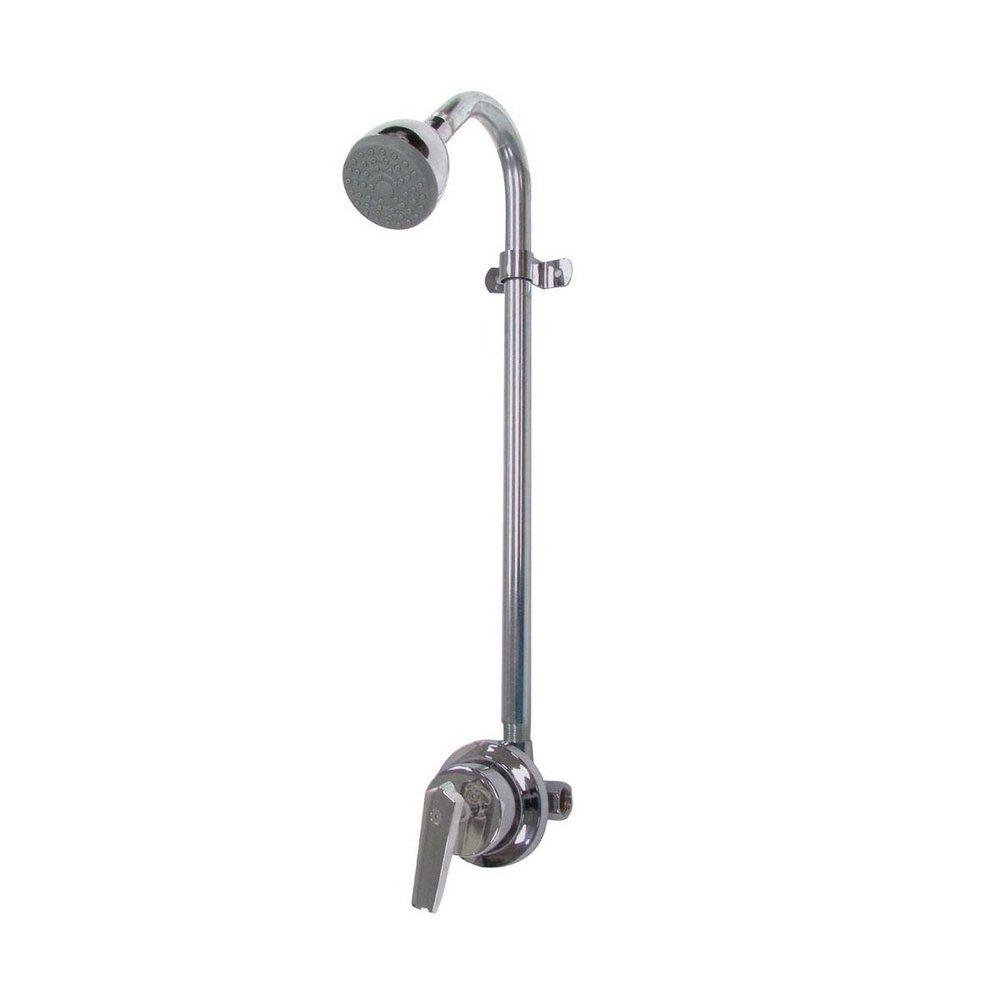 Speakman Rough Chrome 2.5 gpm Exposed Anti-Scald Pressure Balancing Gooseneck Shower 