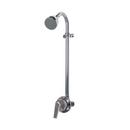 One Handle Single Function Shower Faucet in Rough Chrome