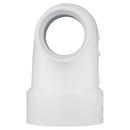 White PVC DWV 90&deg; Street Elbow with 2 