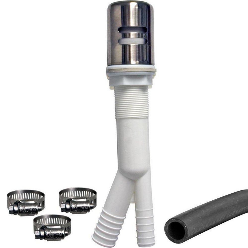 Lincoln Products® Brushed Nickel Dishwasher Drain Kit 