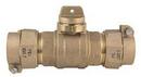 1-1/2 x 6-1/64 in. Curb Stop Plain End Pack Joint Ball Valve