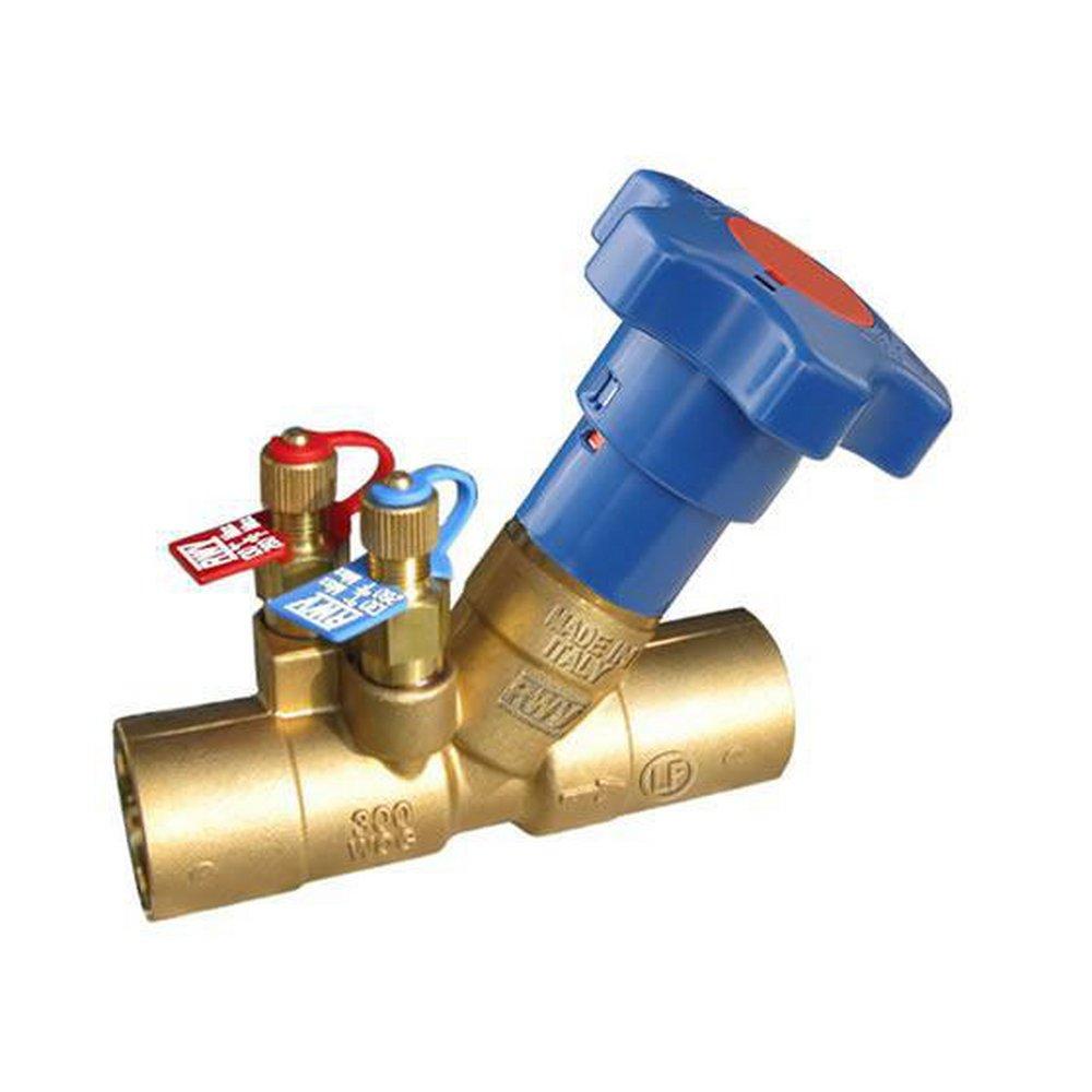 Red-White Valve 300 psi Solder Joint Brass HVAC Valve 