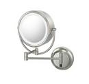 9 x 9 in. Make-Up Mirror with LED Polished Chrome