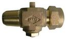 A.Y. McDonald CC x Compression Brass Plug Valve 