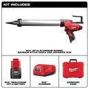 Milwaukee&reg; Red M12 SAUSAGE Caulk GUN Kit 