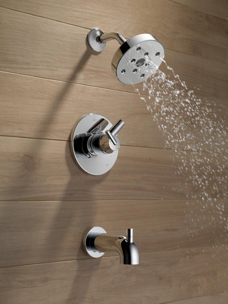 Delta Faucet Chrome Single Handle Single Function Bathtub & Shower Faucet (Trim Only) 