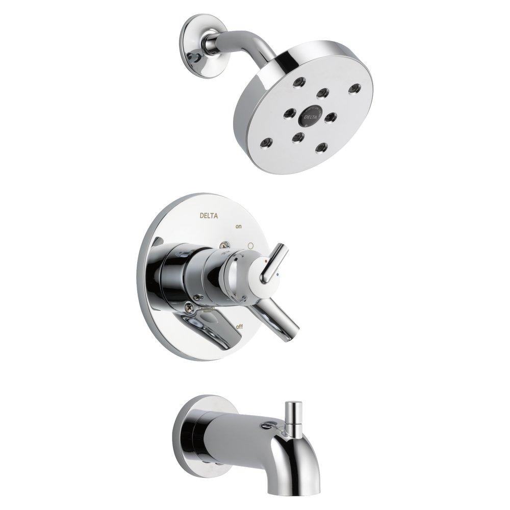Delta Faucet Chrome Single Handle Single Function Bathtub & Shower Faucet (Trim Only) 