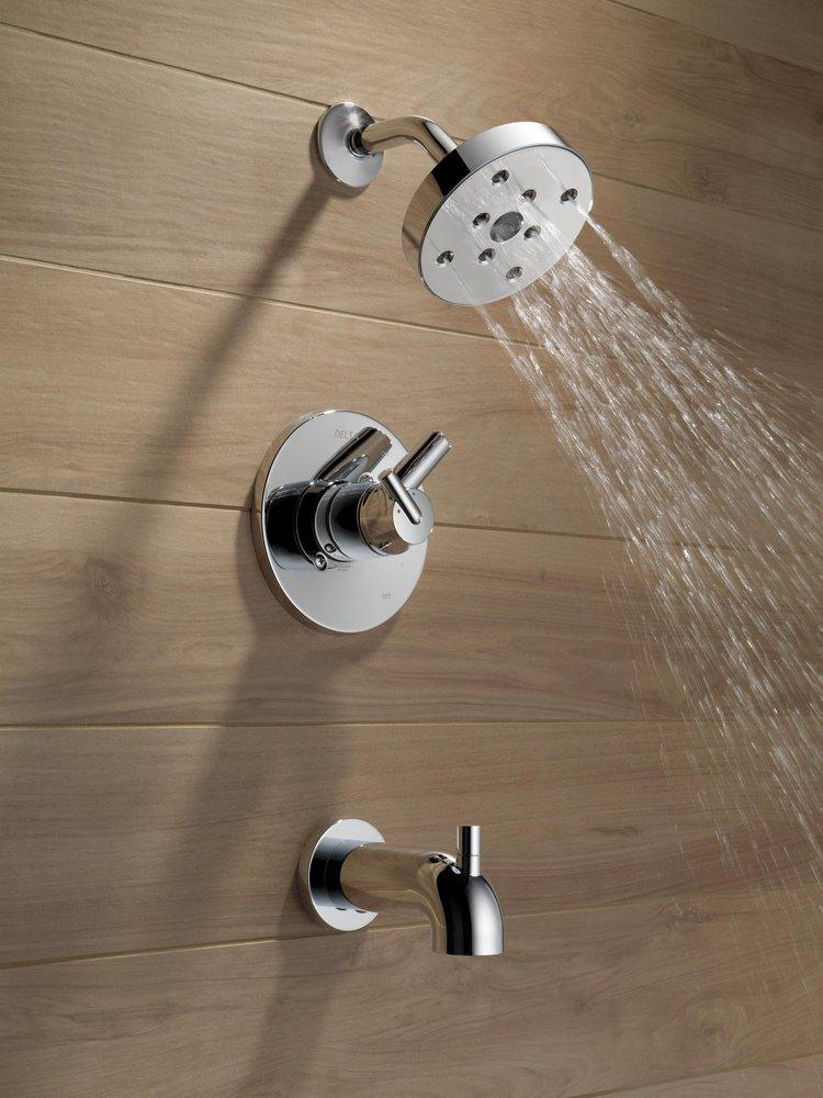 Delta Faucet Chrome Single Handle Single Function Bathtub & Shower Faucet (Trim Only) 