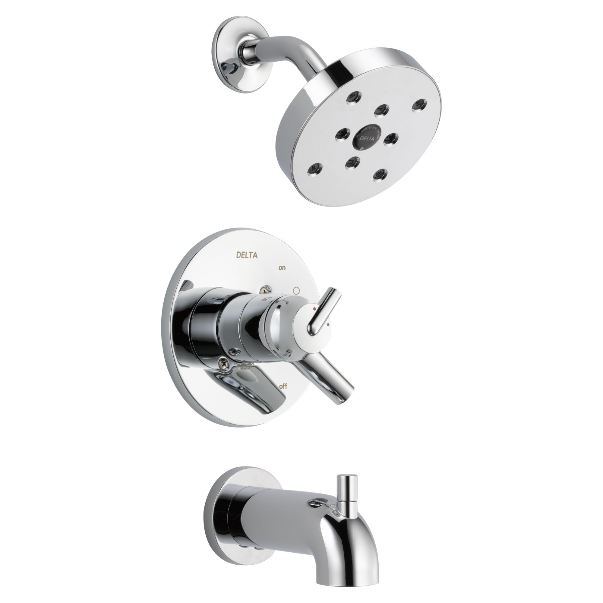 Delta Faucet Chrome Two Handle Single Function Bathtub & Shower Faucet (Trim Only) 