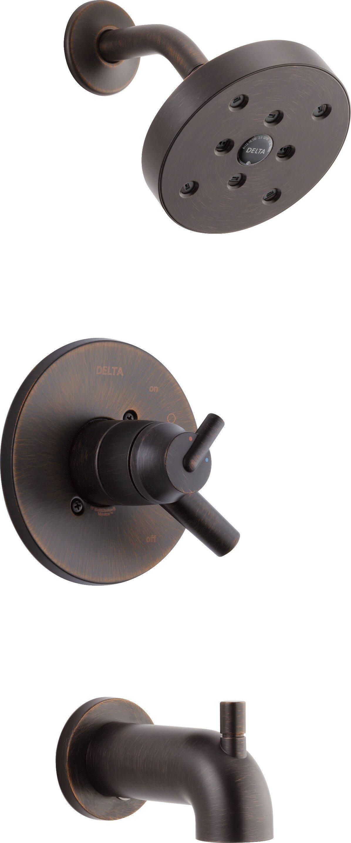 Delta Faucet Venetian Bronze Two Handle Single Function Bathtub & Shower Faucet (Trim Only) 