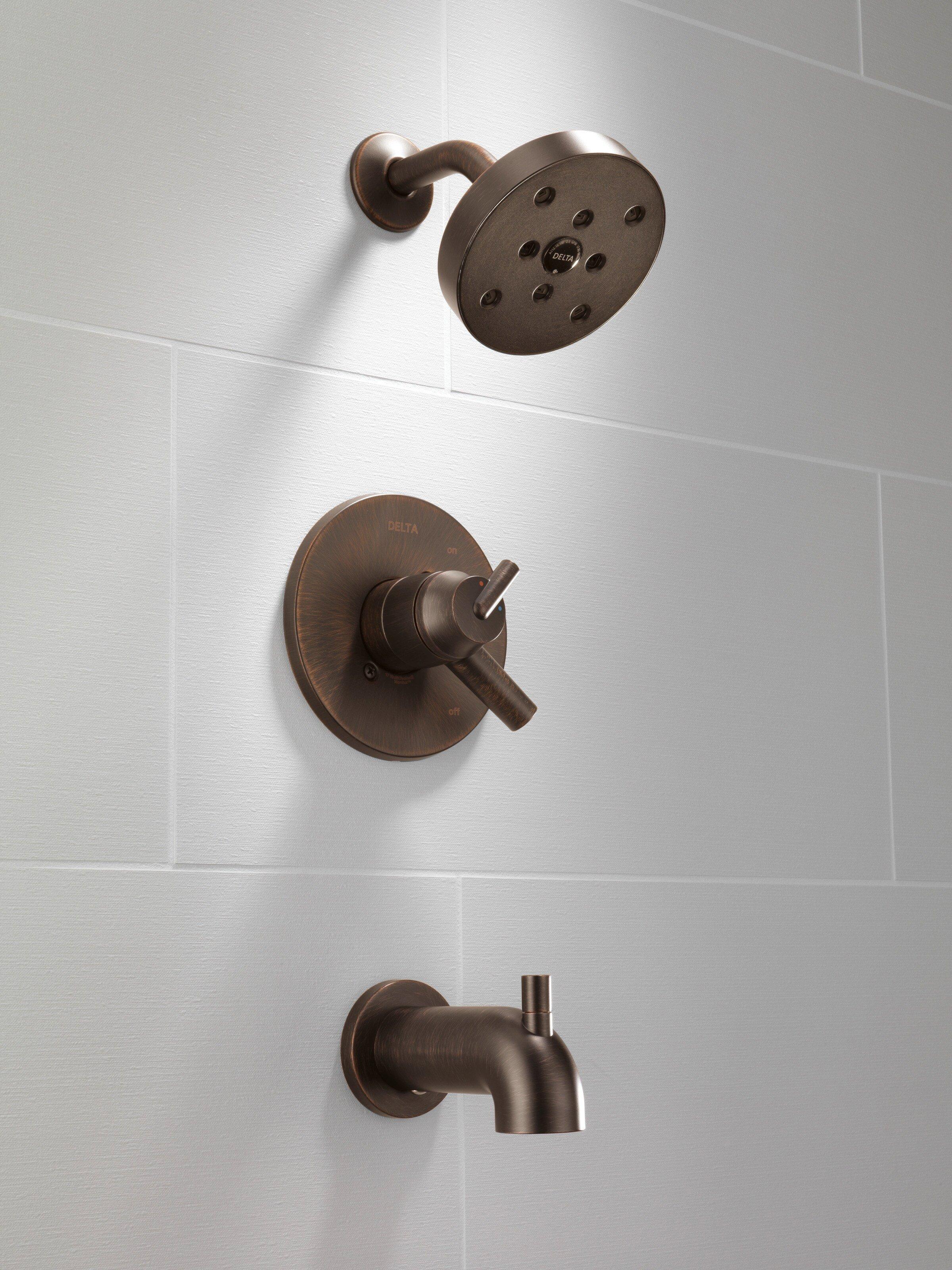 Delta Faucet Venetian Bronze Two Handle Single Function Bathtub & Shower Faucet (Trim Only) 