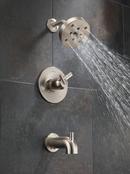 Delta Faucet Brilliance Stainless Two Handle Single Function Bathtub & Shower Faucet (Trim Only) 