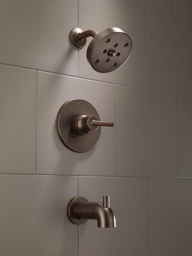 Delta Faucet Brilliance Champagne Bronze Single Handle Single Function Bathtub & Shower Faucet (Trim Only) 