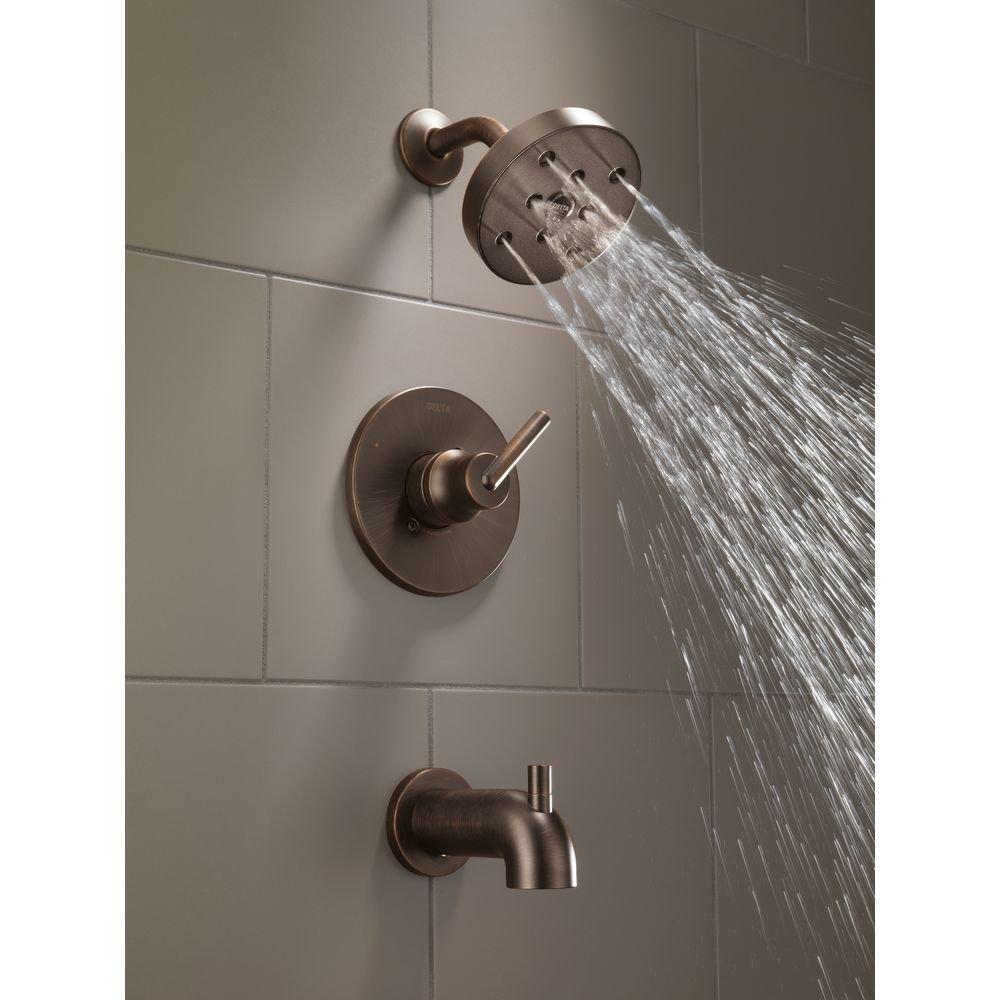Delta Faucet Brilliance Champagne Bronze Single Handle Single Function Bathtub & Shower Faucet (Trim Only) 