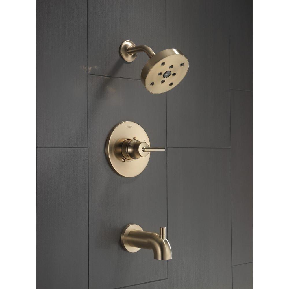 Delta Faucet Brilliance Champagne Bronze Single Handle Single Function Bathtub & Shower Faucet (Trim Only) 