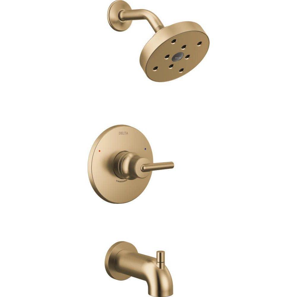 Delta Faucet Brilliance Champagne Bronze Single Handle Single Function Bathtub & Shower Faucet (Trim Only) 