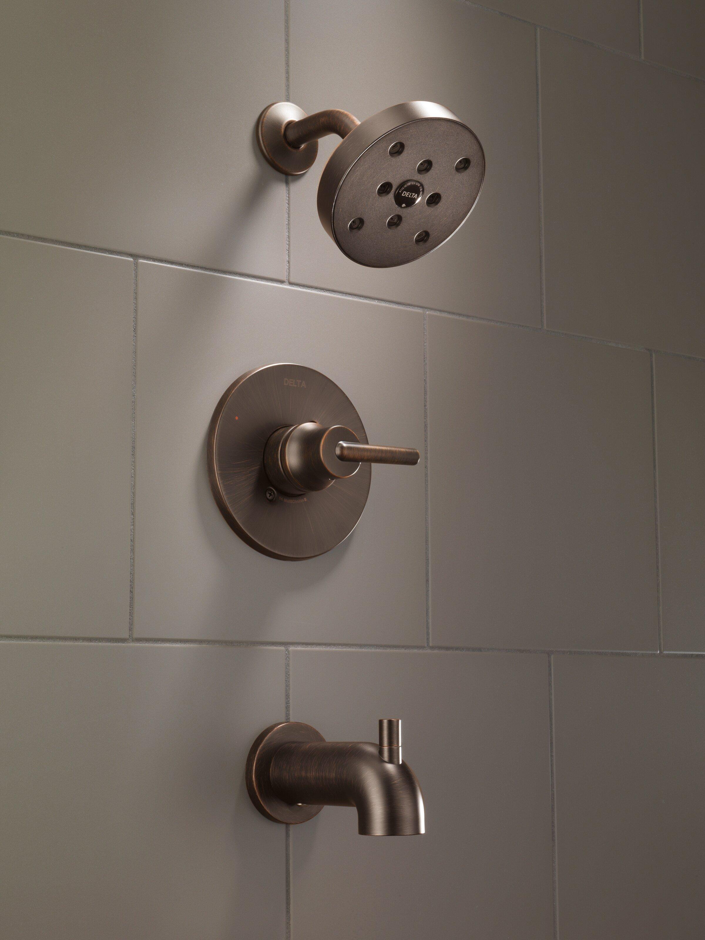 Delta Faucet Brilliance Champagne Bronze Single Handle Single Function Bathtub & Shower Faucet (Trim Only) 