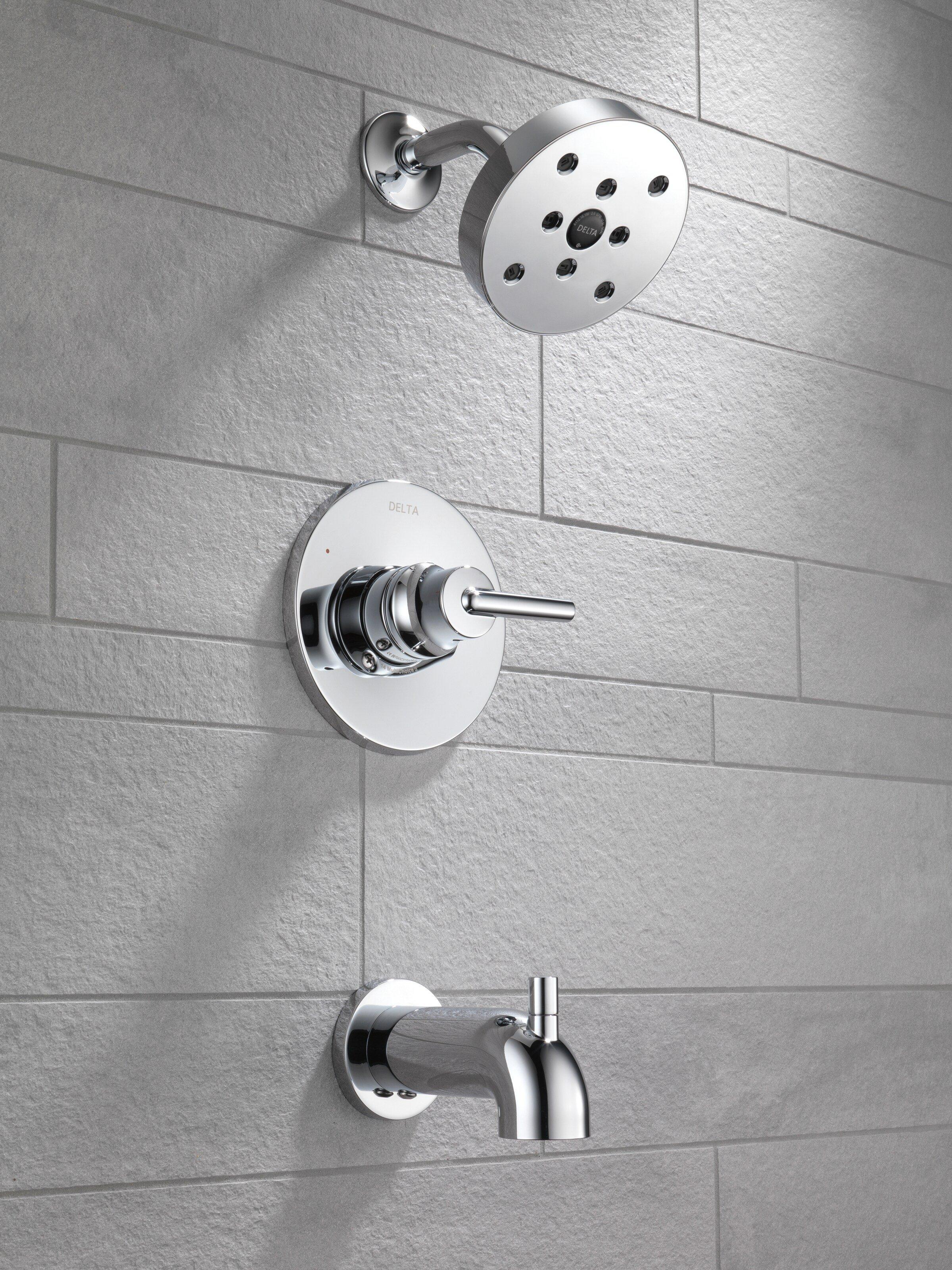 Delta Faucet Brilliance Champagne Bronze Single Handle Single Function Bathtub & Shower Faucet (Trim Only) 
