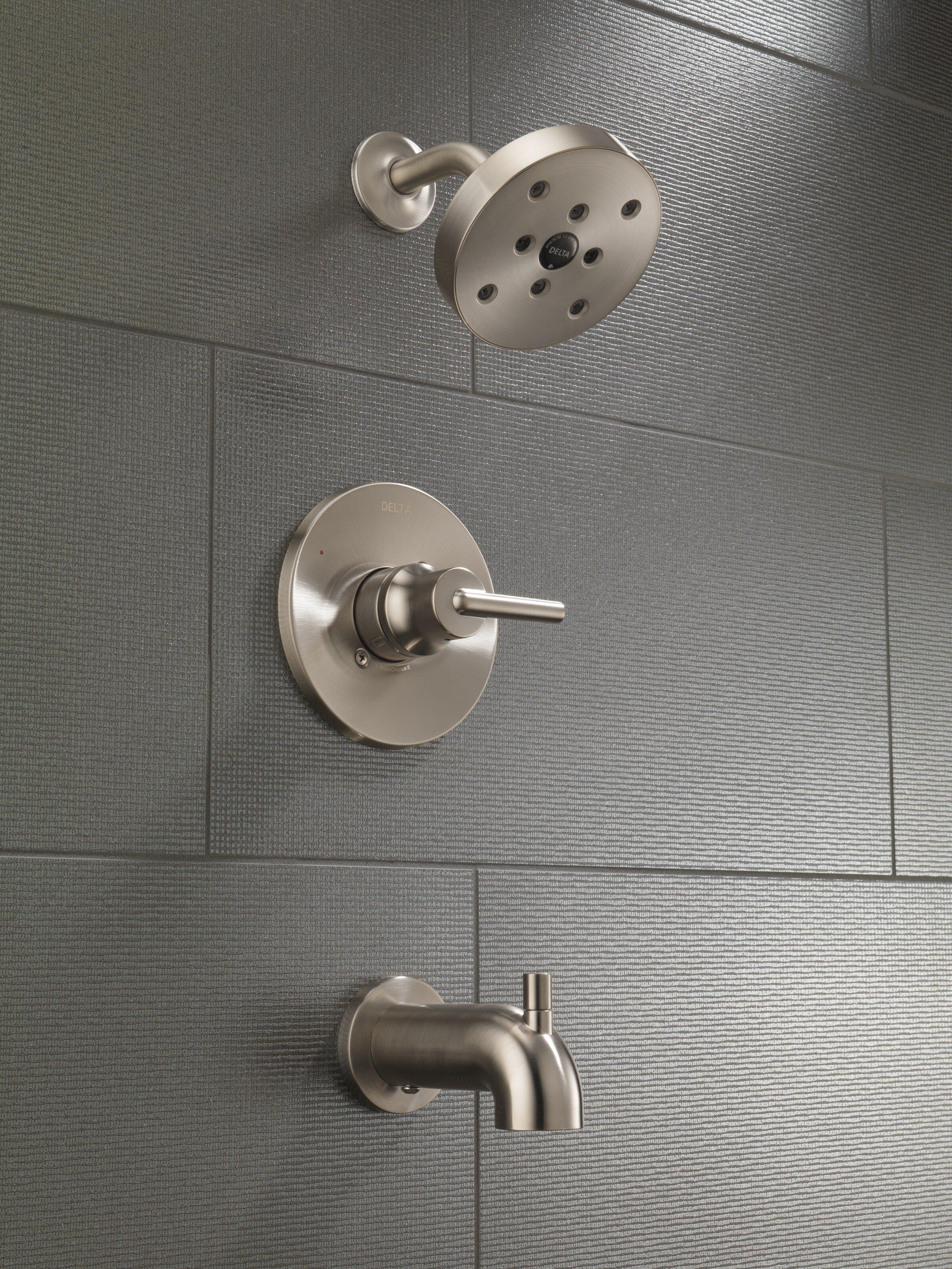 Delta Faucet Brilliance Champagne Bronze Single Handle Single Function Bathtub & Shower Faucet (Trim Only) 