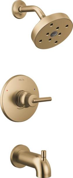 One Handle Single Function Bathtub & Shower Faucet in Brilliance&reg; Champagne Bronze (Trim Only)