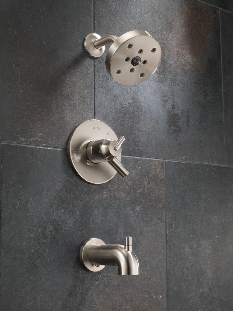 Delta Faucet Brilliance&reg; Champagne Bronze Single Handle Single Function Bathtub & Shower Faucet (Trim Only) 