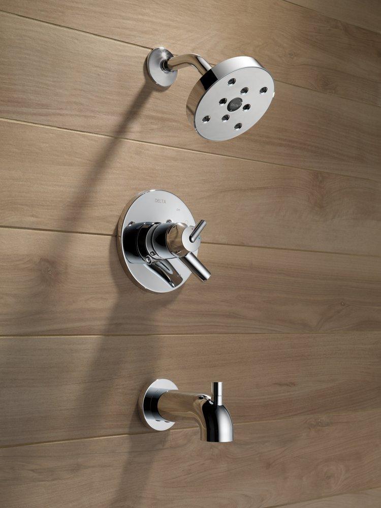 Delta Faucet Champagne Bronze Single Handle Single Function Bathtub & Shower Faucet (Trim Only) 