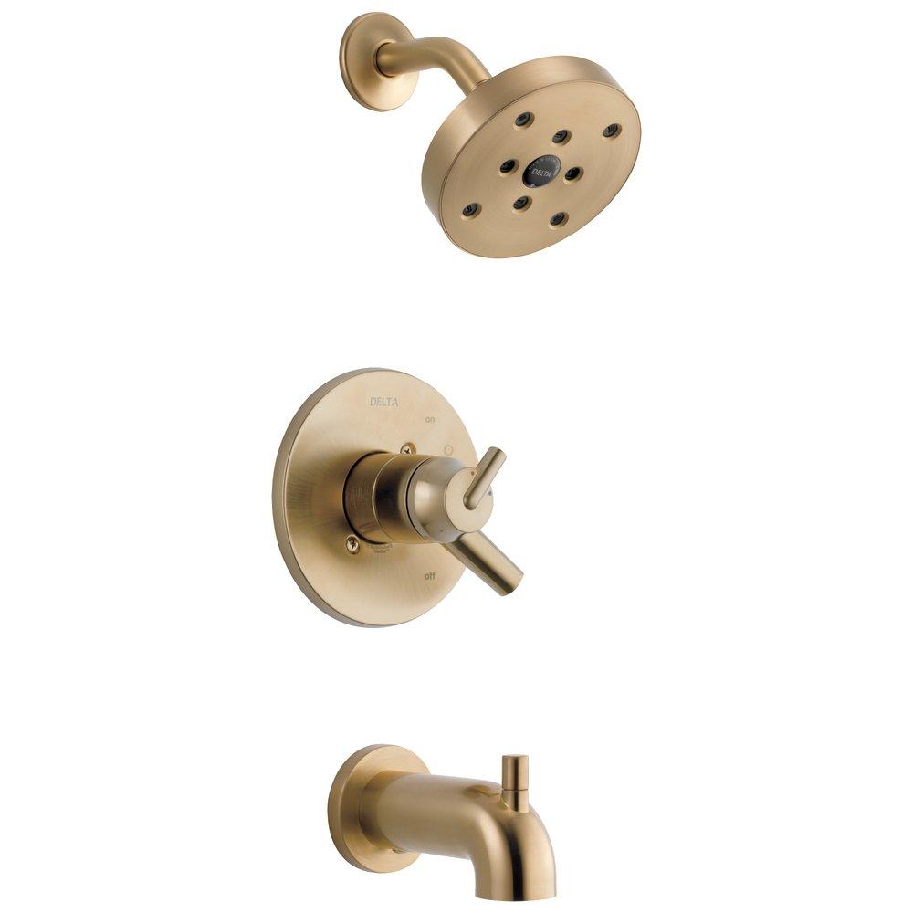 Delta Faucet Champagne Bronze Single Handle Single Function Bathtub & Shower Faucet (Trim Only) 