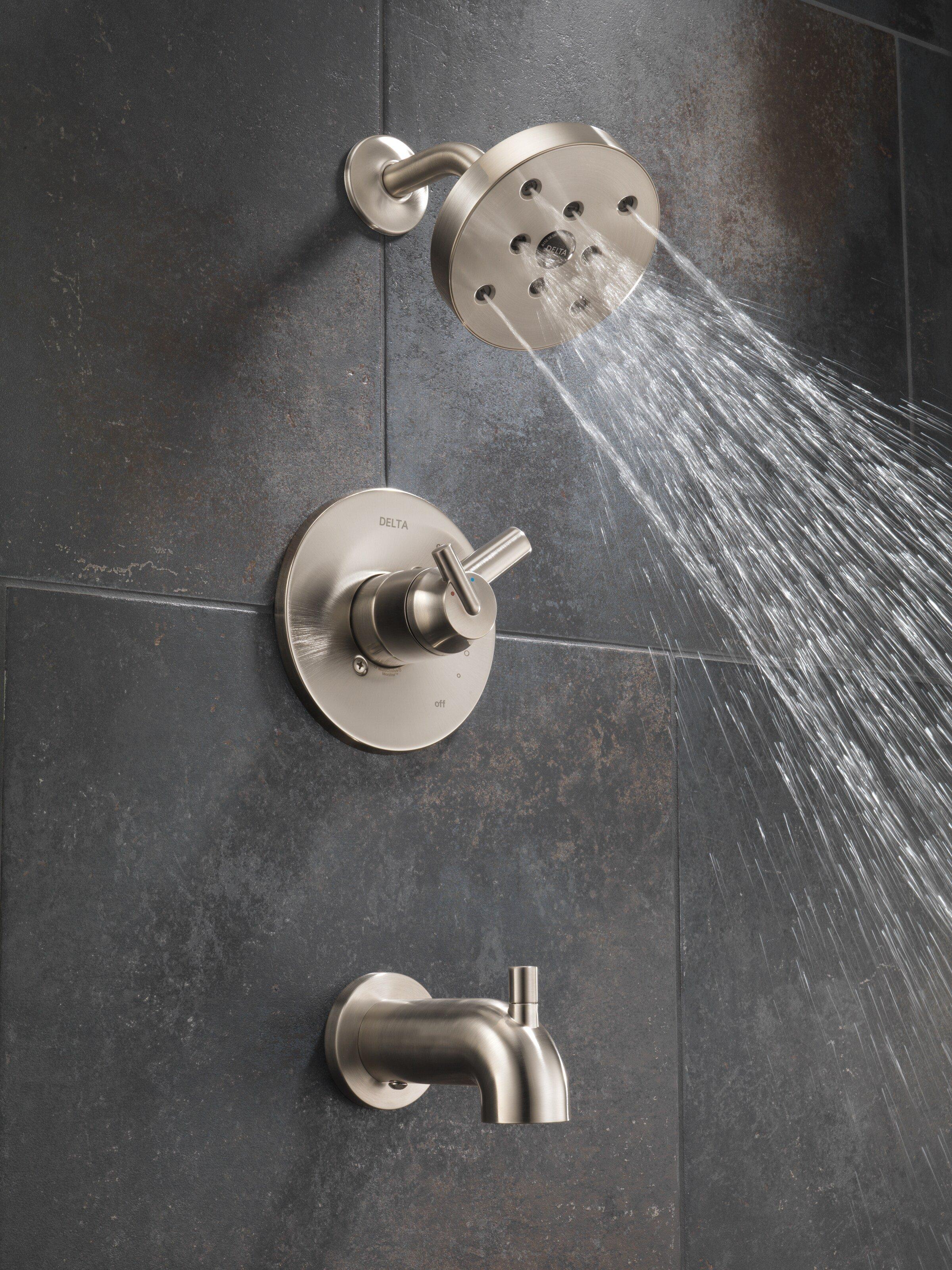 Delta Faucet Brilliance Champagne Bronze Two Handle Single Function Bathtub & Shower Faucet (Trim Only) 