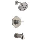 Delta Faucet Brilliance&reg; Stainless Single Handle Single Function Bathtub & Shower Faucet (Trim Only) 