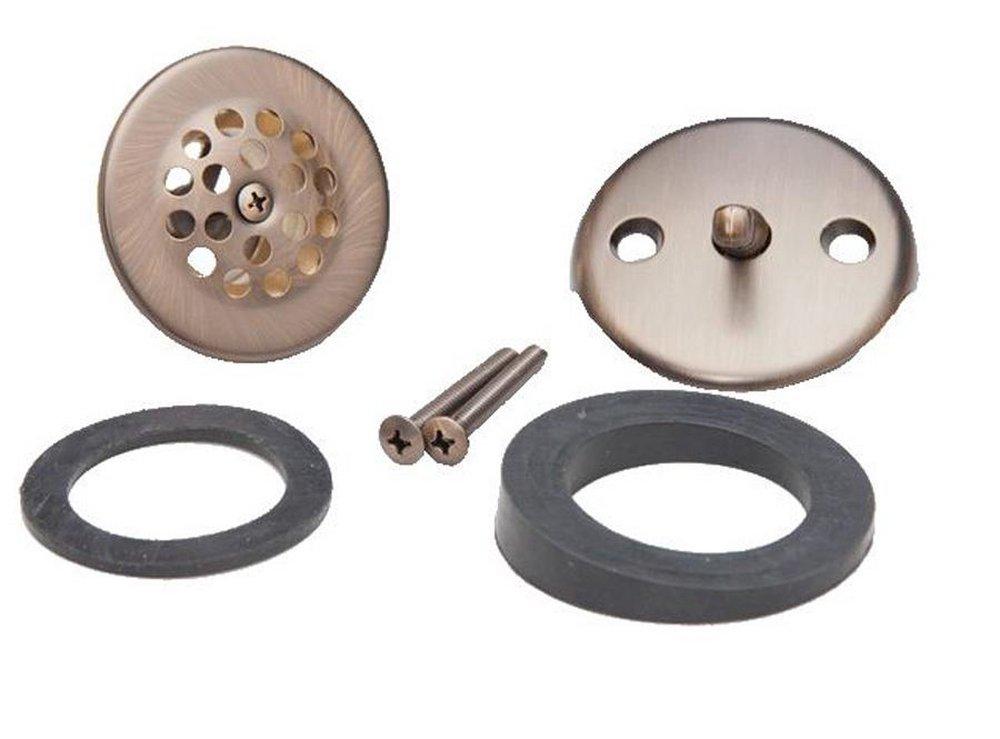 PROFLO&reg; Oil Rubbed Bronze 16 in. Brass Trip Lever Drain 