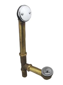 Brass Lift & Turn Drain in Chrome