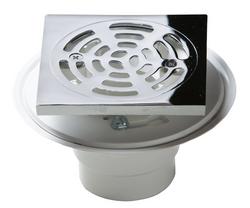 2 in. Plastic Shower Drain in Chrome