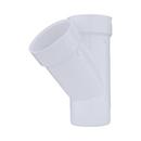 White PVC DWV Street Wye 