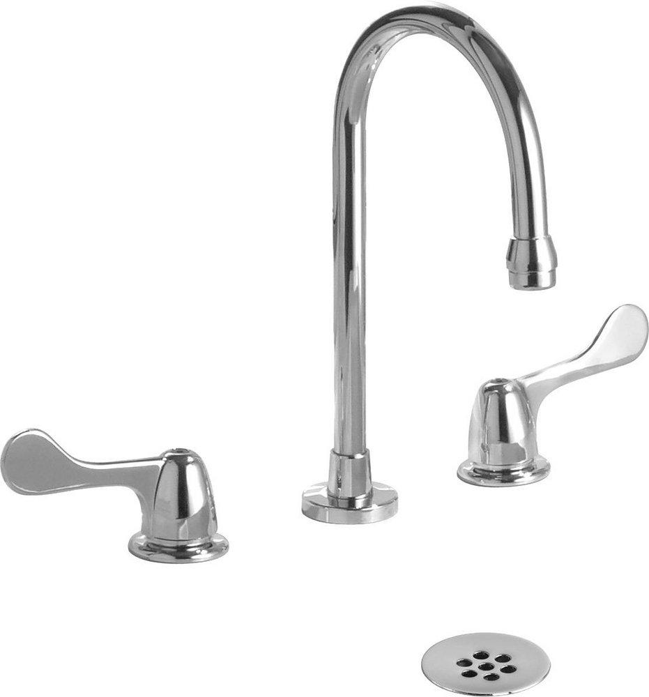 Delta Faucet Chrome Two Handle Widespread Bathroom Sink Faucet 