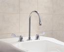 Delta Faucet Chrome Double Wristblade Handle Widespread Lavatory Faucet 