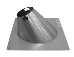 3 - 4 in. Vent Angle Float Adjustable Roof Flashing in Stainless Steel