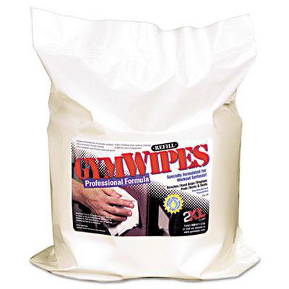 2XL White Gym Wipes Refill in White (Case of 4) 