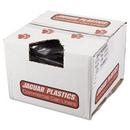 Jaguar Plastics Black 38 x 58 in. 1.5 mil Can Liner in Black 